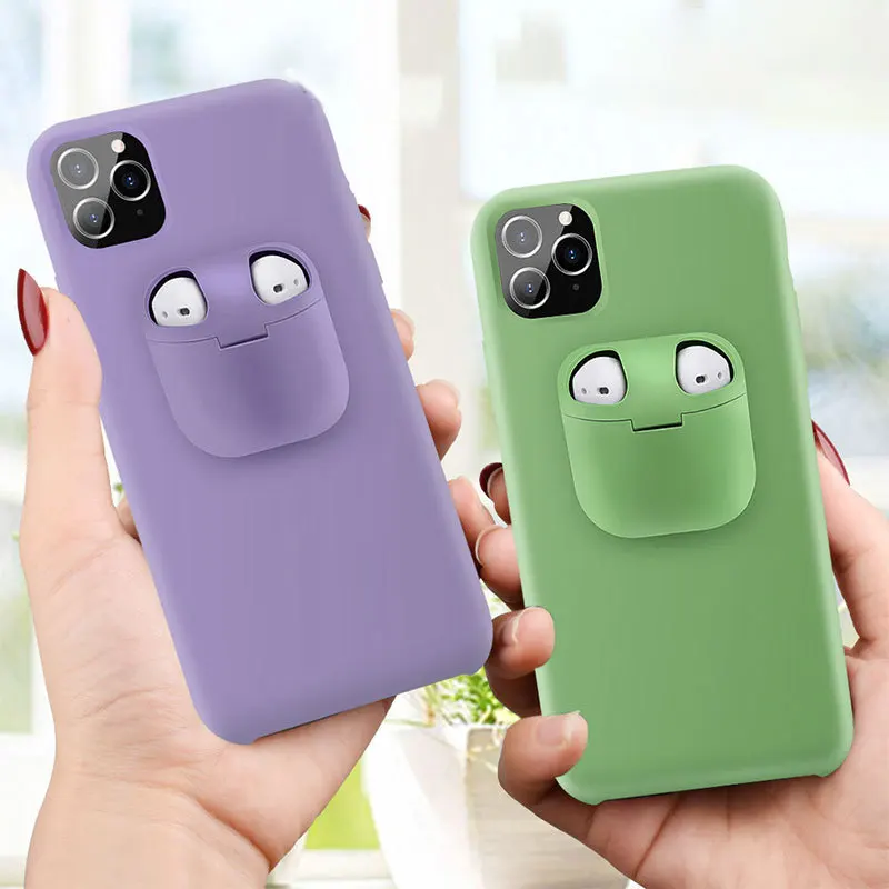 Liquid Silicone Shockproof Protective Case with mobile phone bags AirPods Case for iPhone case
Liquid Silicone Shockproof Protective Case with mobile phone bags AirPods Case for iPhone case