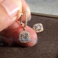New Rose Gold Stud Earrings for Women With Bling ZIrcon Stone Fashion Jewelry Cute Korean Earrings
New Rose Gold Stud Earrings for Women With Bling ZIrcon Stone Fashion Jewelry Cute Korean Earrings