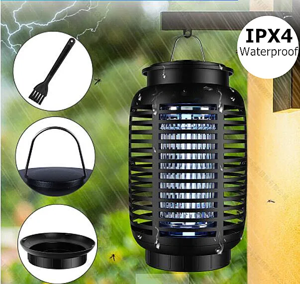 

Waterproof Flying Insect Repellent Trap Bug Zapper Lamp Pest Control Mosquito Killer Light for indoor and outdoor