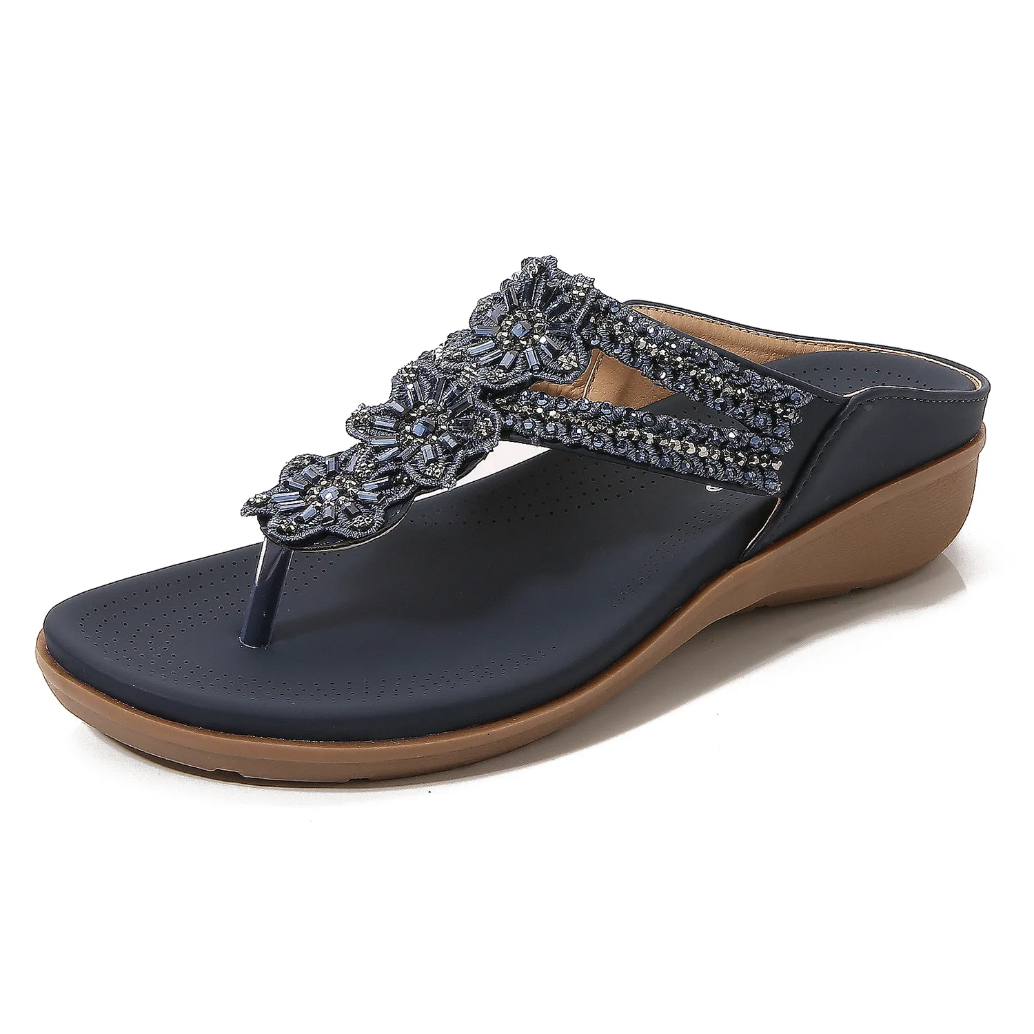 S502F 2022 new retro flower beaded rhinestone fashion all-match soft and comfortable large size women's sandals and slippers
S502F 2022 new retro flower beaded rhinestone fashion all-match soft and comfortable large size women's sandals and slippers