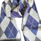 2020 hot selling elegant men's winter plaid scarf pocket