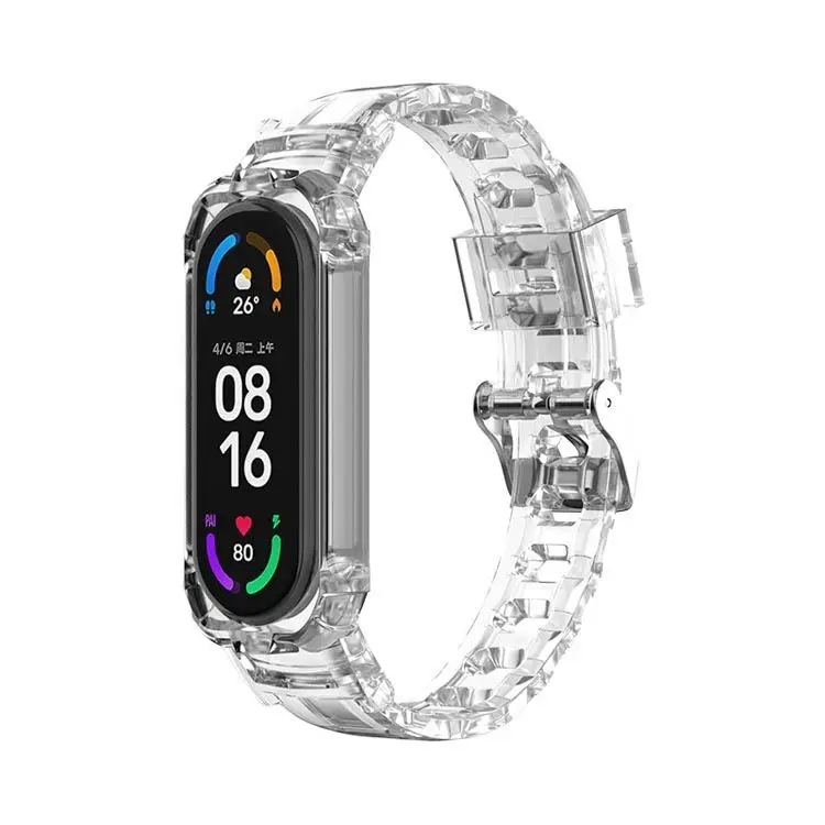Durable TPU Sport Clear Crystal with Rugged Bumper Case Strap For Xiaomi 3/4/5/6 Smart Watch Band
Durable TPU Sport Clear Crystal with Rugged Bumper Case Strap For Xiaomi 3/4/5/6 Smart Watch Band