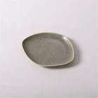 Antique light green custom square ceramic dinnerware sushi steak pasta dinner plate