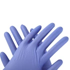 Gloves Disposable Vinyl Gloves Factory Direct Supply Heavy Duty Blue Disposable Vinyl Nitrile Blend Gloves