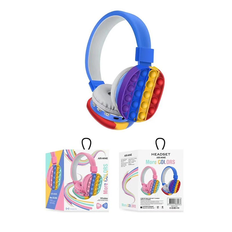 Silicone Popping It Headset Wireless Stereo Headphones Earphone Earbuds 100% Inspection Before Shipment
Silicone Popping It Headset Wireless Stereo Headphones Earphone Earbuds 100% Inspection Before Shipment