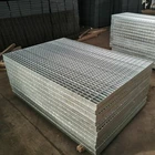 Hot dip galvanized stainless standard size weight kg m2 steel floor grating