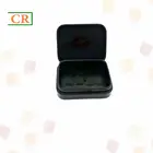 Recyclable #91 Metal Material 2.35" Width Tin Box with Child-Resistant Mechanism Hinge Style