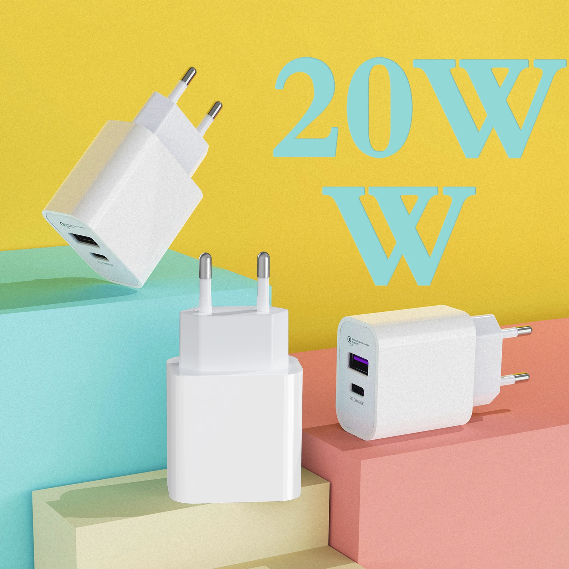 20w Pd Charger Dual Usb Quick Charger Fast Usb Type C Wall Charger 20w Au Plug For Iphone 12 Mobile Phone
20w Pd Charger Dual Usb Quick Charger Fast Usb Type C Wall Charger 20w Au Plug For Iphone 12 Mobile Phone