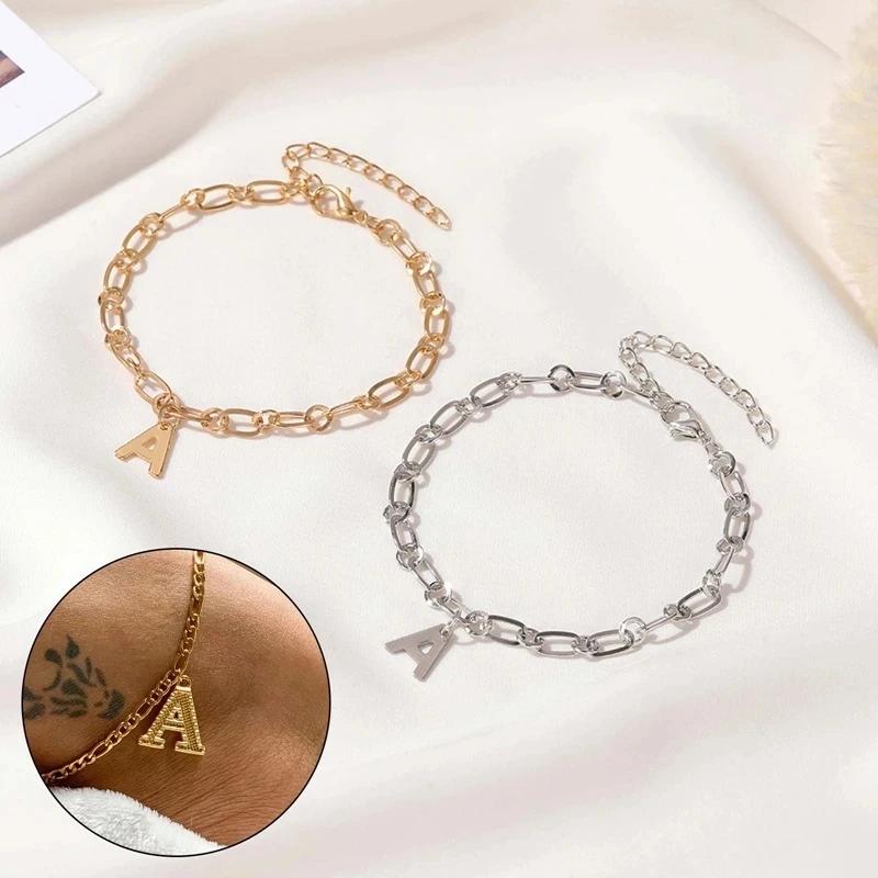Fashion Gold Crystal Letter Anklets Bracelet for Women Jewelry Gift, Show in the picture
Fashion Gold Crystal Letter Anklets Bracelet for Women Jewelry Gift, Show in the picture
