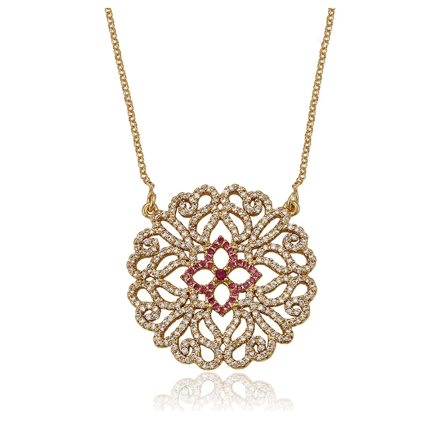 42820 Xuping fashion multi color stone New lady retest with essential flower pendant necklace jewelry
42820 Xuping fashion multi color stone New lady retest with essential flower pendant necklace jewelry