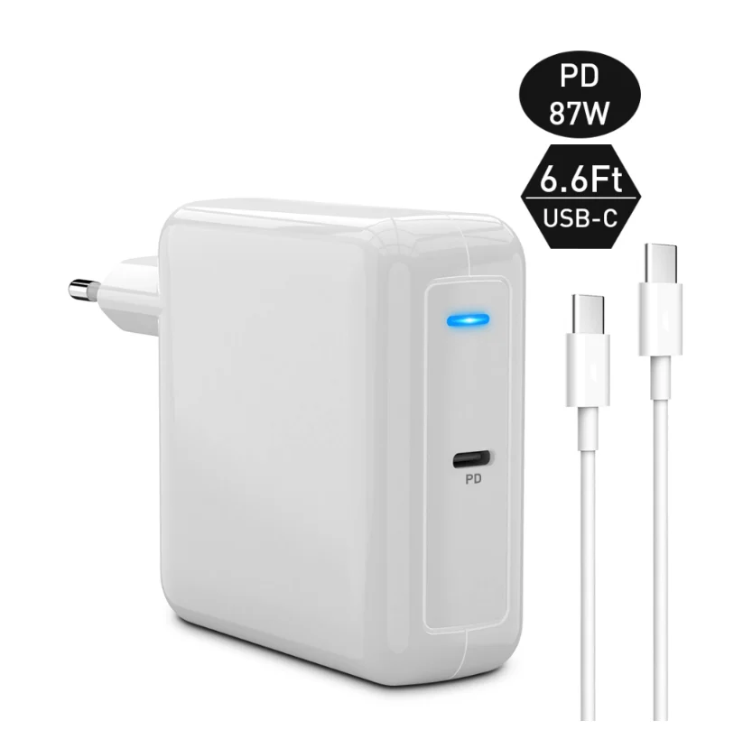 Big Sale EU UK Plug 87W C to C Fast Charging Cable PD 3.0 Quick Charging Super Fast USB Type C Wall Charger Adapter
Big Sale EU UK Plug 87W C to C Fast Charging Cable PD 3.0 Quick Charging Super Fast USB Type C Wall Charger Adapter