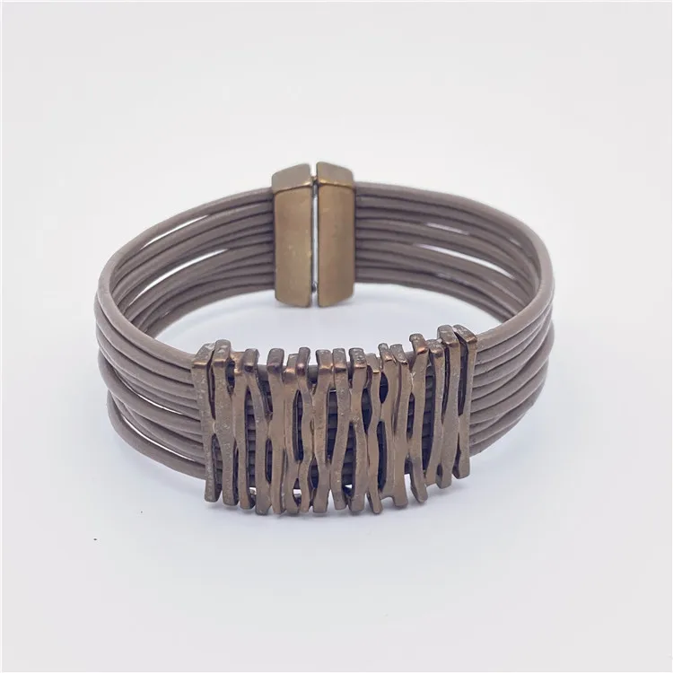 Amazon hot sale fashion magnetic vintage men unisex multi strand layer leather bangle bracelets, As picture
Amazon hot sale fashion magnetic vintage men unisex multi strand layer leather bangle bracelets, As picture