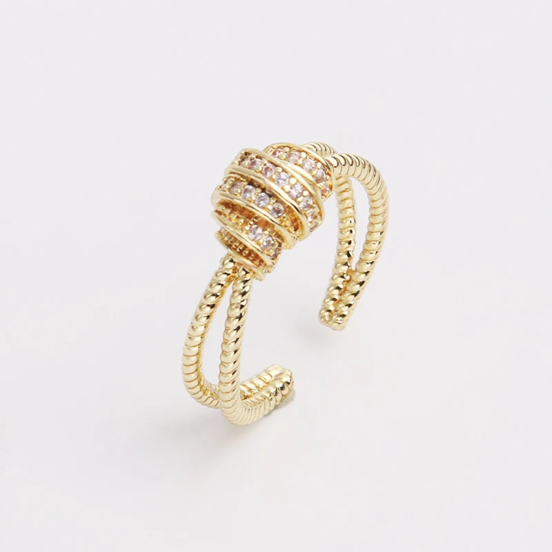 Creative Fashion Open Ring Cross-Wound Braided Shape Copper Gold-Plated Silver Ring, Picture shows
Creative Fashion Open Ring Cross-Wound Braided Shape Copper Gold-Plated Silver Ring, Picture shows