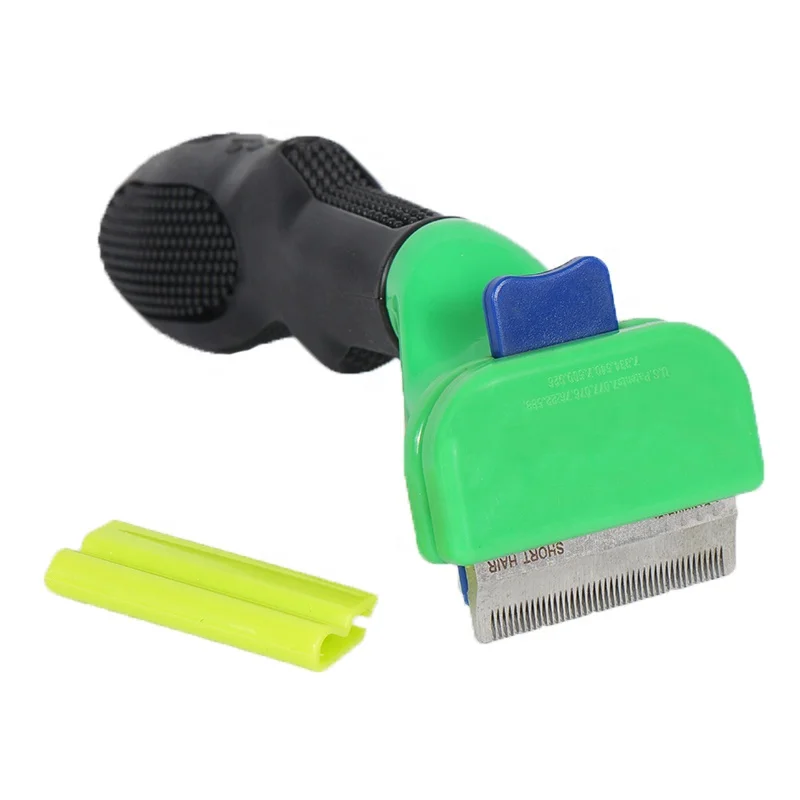 Wholesale Pet Products Short Hair Dog Deshedding Tools Pet Grooming Stainless Steel Fur Eliminator, Customized color
Wholesale Pet Products Short Hair Dog Deshedding Tools Pet Grooming Stainless Steel Fur Eliminator, Customized color