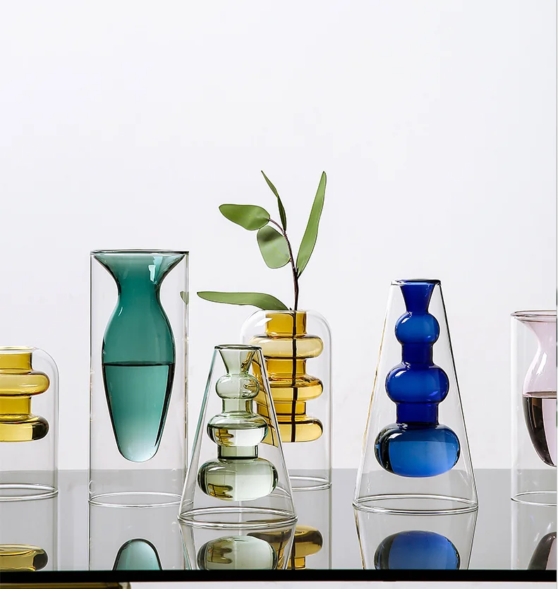 Home Desk Decoration Crystal Vases Interior Hydroponic Flower Stained Vase Glass for Living Room Desktop, Yellow threaded glass vase, dark green threaded glass
Home Desk Decoration Crystal Vases Interior Hydroponic Flower Stained Vase Glass for Living Room Desktop, Yellow threaded glass vase, dark green threaded glass