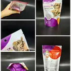 Plastic empty Stand up liquid detergent pouch with spout