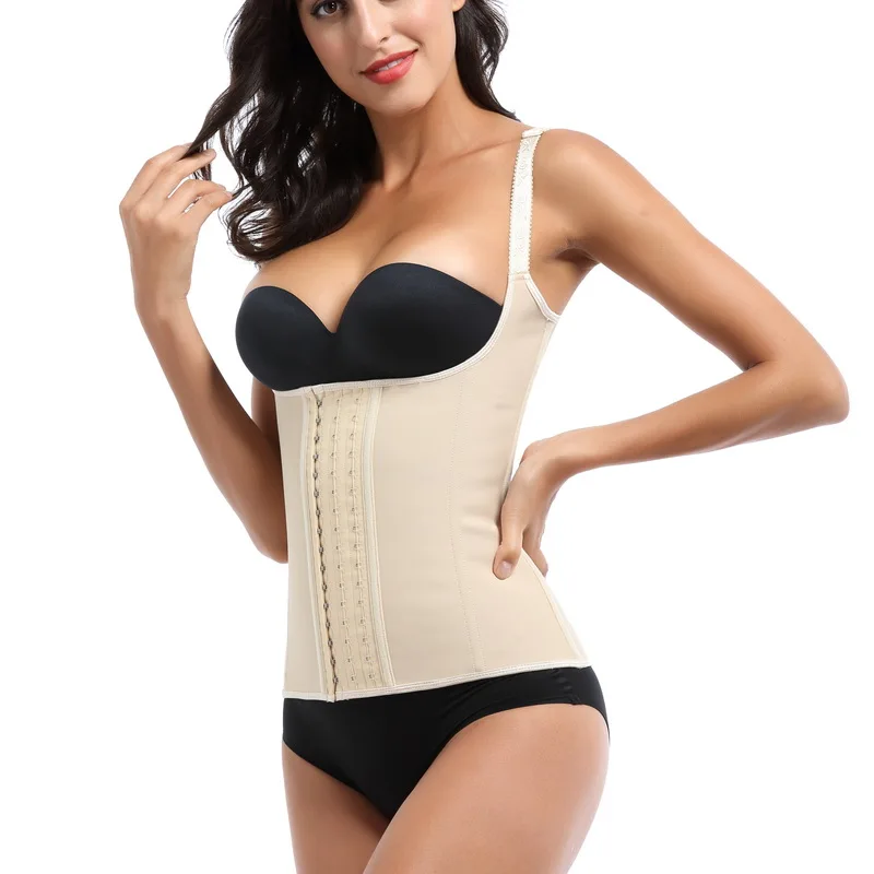 Womens Adjustable Shoulder Strap Breathable Workout Waist Trainer Corset Waist Cincher 100% latex slimming corset, Black /skin
Womens Adjustable Shoulder Strap Breathable Workout Waist Trainer Corset Waist Cincher 100% latex slimming corset, Black /skin