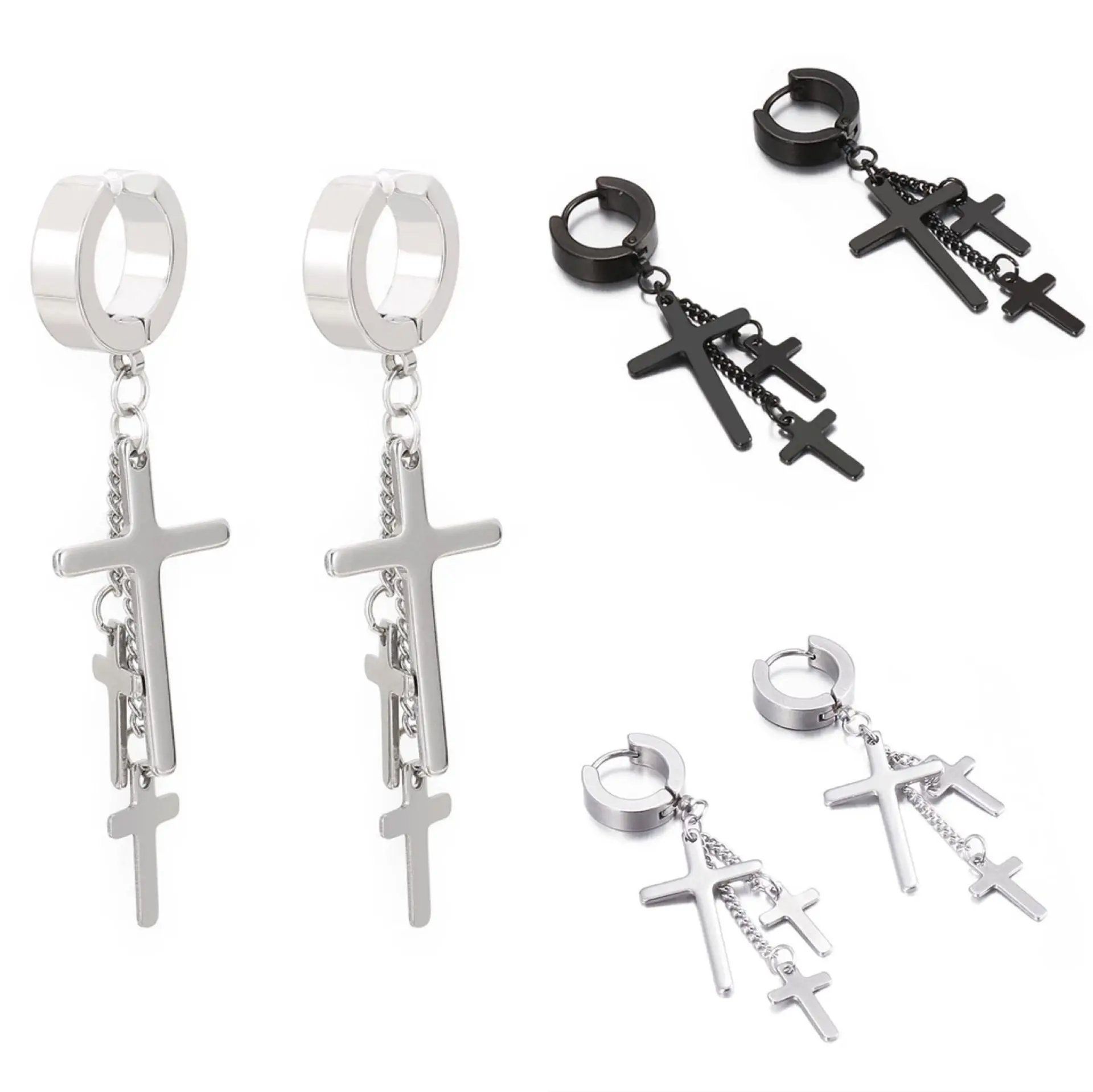 1pc Korea Jewelry Cross Earrings 7BEADSPendant Dangle Charm Gifts Party Fashion Accessories For Women And Men
1pc Korea Jewelry Cross Earrings 7BEADSPendant Dangle Charm Gifts Party Fashion Accessories For Women And Men