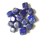 Natural healing semi-precious gemstones lazurite rough lapis lazuli tumbled stones