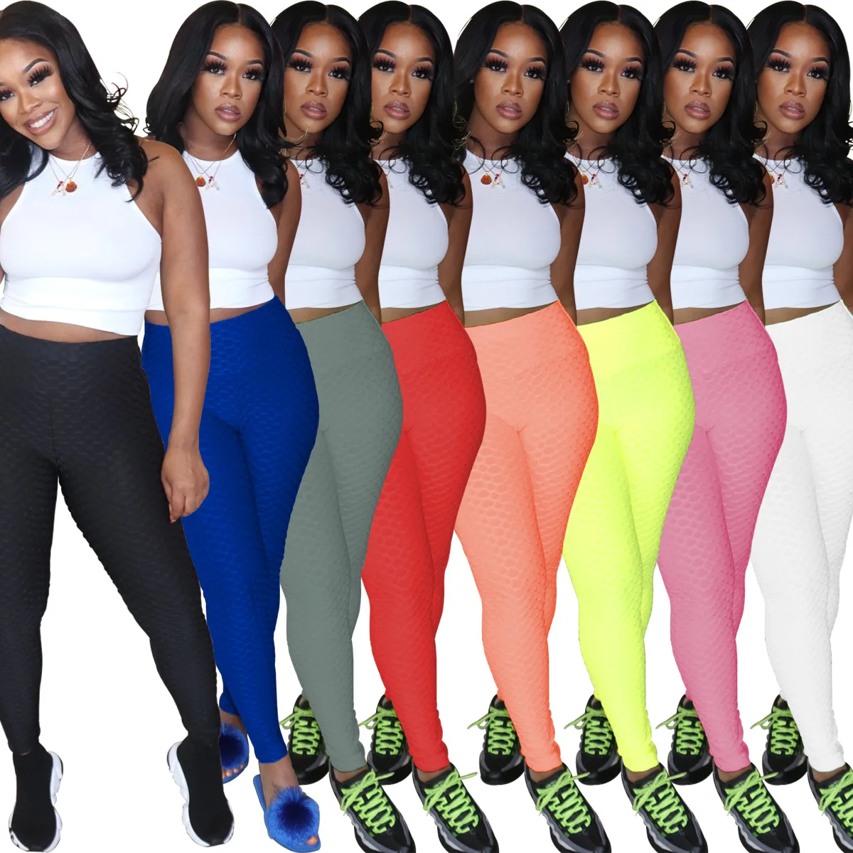 New Women's Clothing European and American Fashion Casual High-waist Solid Color Multicolor Trousers, Picture shown
New Women's Clothing European and American Fashion Casual High-waist Solid Color Multicolor Trousers, Picture shown
