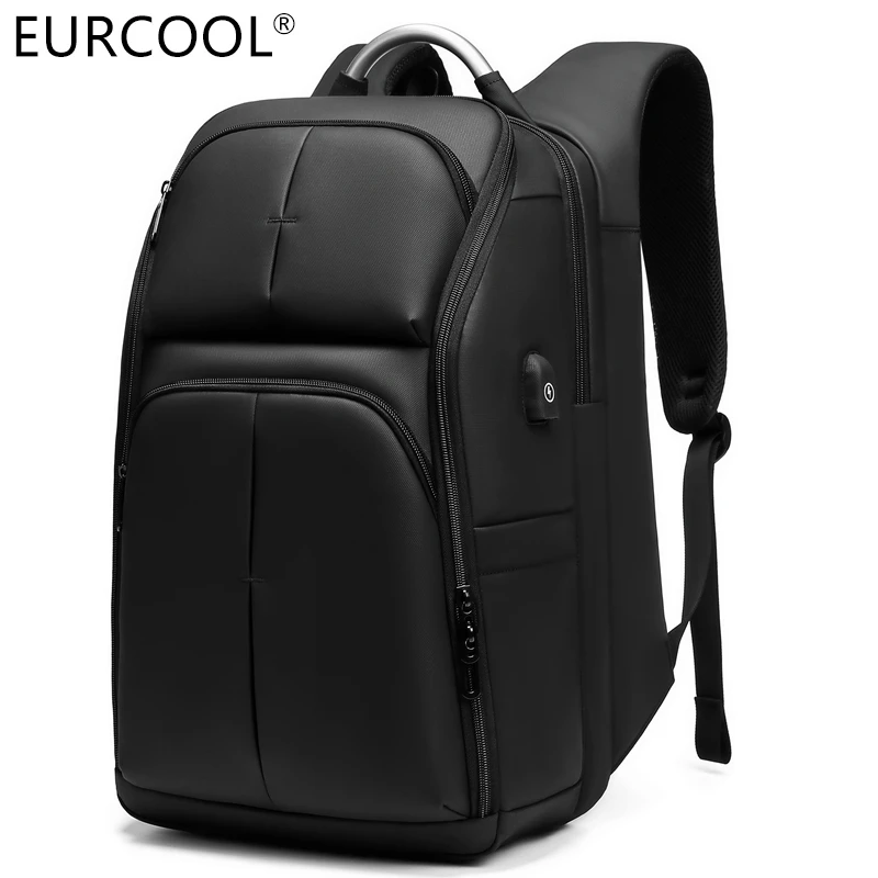 Eurcool Waterproof Business Laptop 17.3 Inch Shoulder Knapsack Travel Bags Luggage Backpack With USB Port, Black or customized
Eurcool Waterproof Business Laptop 17.3 Inch Shoulder Knapsack Travel Bags Luggage Backpack With USB Port, Black or customized