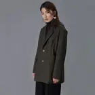 2019 autumn product Polyester Fiber office uniform designs for women blazer with wholesale price
