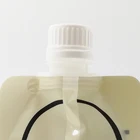 Spout Pouch For Milk Tea Plastic Bag Stand Up Juice Spout Top Plastic Pouch Bag For Tea Milk Drink With Caps