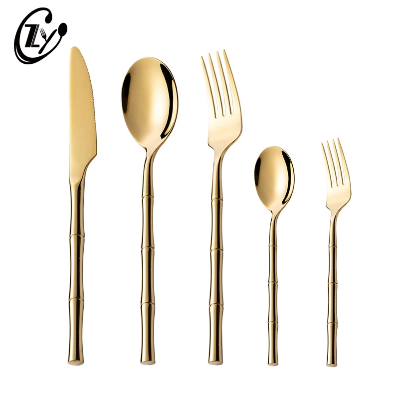 Household High-End Gold Mirror Polish Cutlery Set Stainless Steel 18/08 5 Pieces Flatware Sets For Wedding Hotel, Silver/gold
Household High-End Gold Mirror Polish Cutlery Set Stainless Steel 18/08 5 Pieces Flatware Sets For Wedding Hotel, Silver/gold