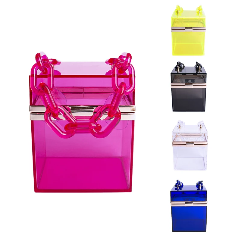 EM595 Luxury Chain shoulder Crossbody Bag Clear Box Purses Hand Bags Women Handbags PVC Bolsos Transparentes
EM595 Luxury Chain shoulder Crossbody Bag Clear Box Purses Hand Bags Women Handbags PVC Bolsos Transparentes