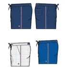 men beach volleyball swimwear short pants board shortswith waterproof pocket