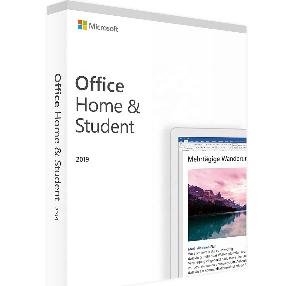 

Genuine Microsoft Office 2019 Home and Student DVD Version Operating system ms office 2019 home and student license key