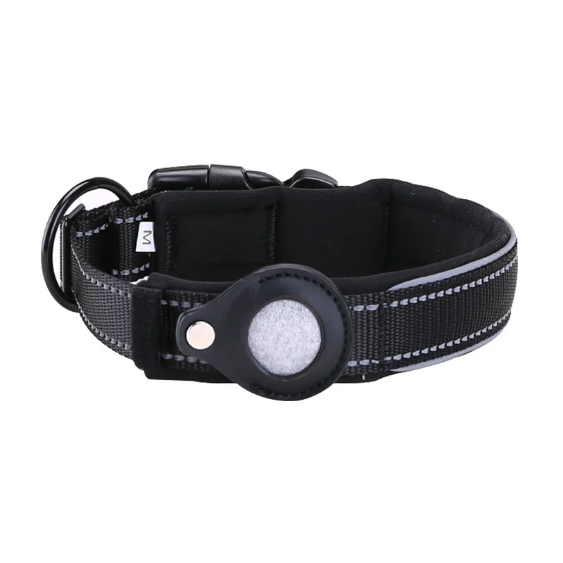 New Arrival Firmly Installed Anti-lost Airtag Case Large Pet Dog Collar, As picture 
New Arrival Firmly Installed Anti-lost Airtag Case Large Pet Dog Collar, As picture