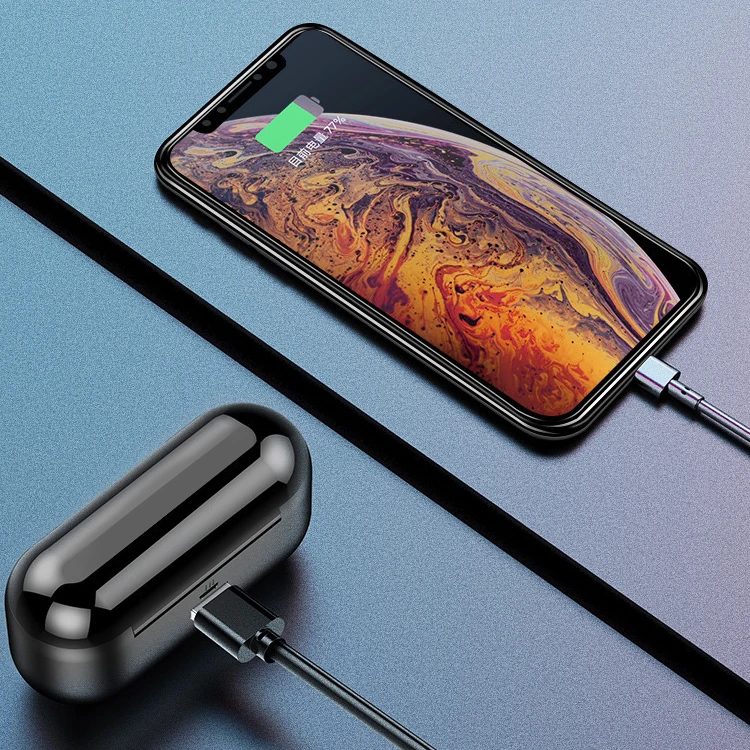 Audifonos BT Tws 2021 Earphone F9-Tws 5.0 Wireless Multi-Function Headset F9 Earbuds with Power Bank Battery Display, Black
Audifonos BT Tws 2021 Earphone F9-Tws 5.0 Wireless Multi-Function Headset F9 Earbuds with Power Bank Battery Display, Black