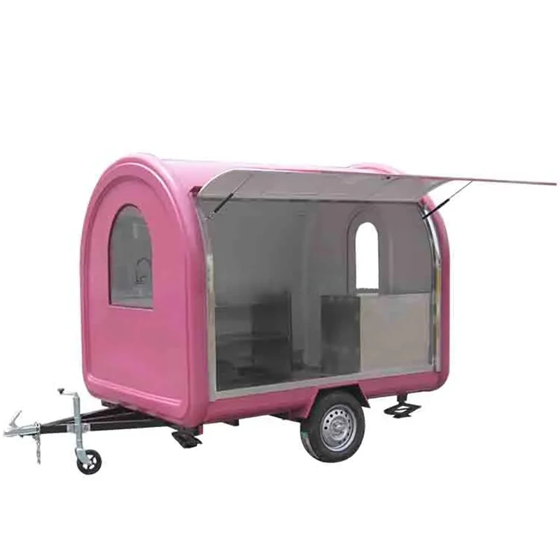 JX-FR250W mobile bar trailers mobile food trailer food wagon mobile food cart for sale philippines
