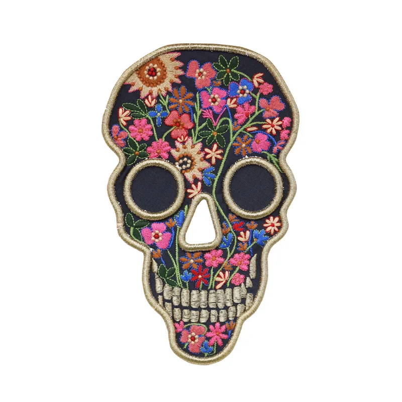 Wholesale patch custom logo skull sew on clothing self adhesive leather repair embroidery patches, Custom color
Wholesale patch custom logo skull sew on clothing self adhesive leather repair embroidery patches, Custom color