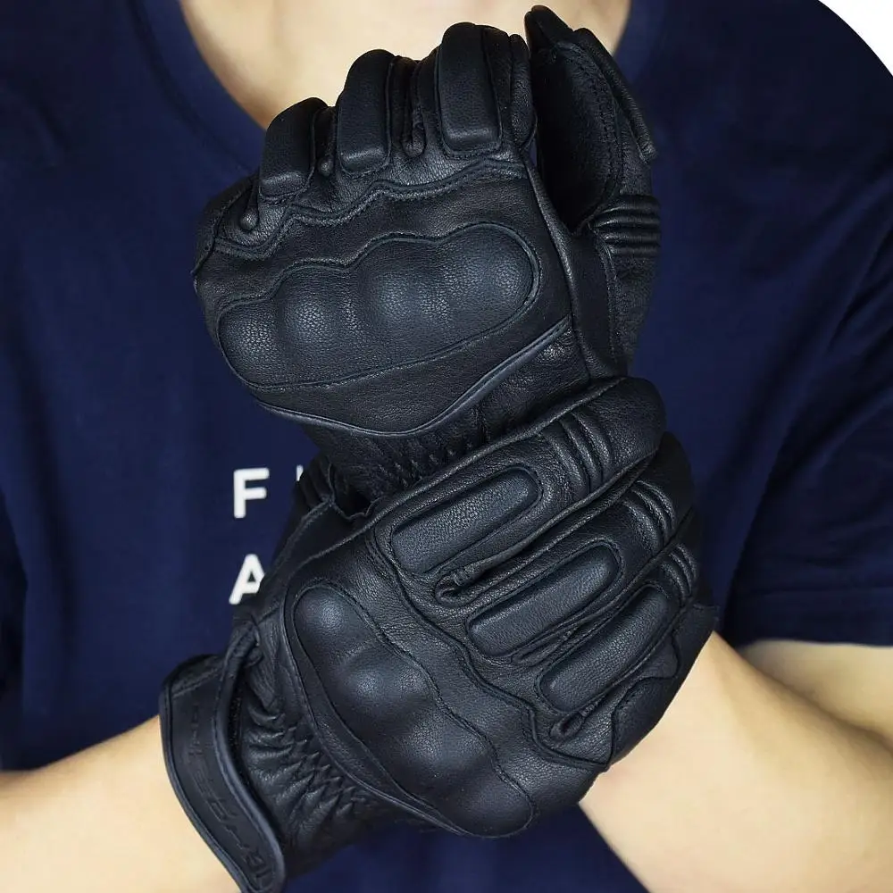 Leather Gloves Motorcycle Waterproof Mesh Breathable Biker Hand Motorcycle Racing Gloves, Black
Leather Gloves Motorcycle Waterproof Mesh Breathable Biker Hand Motorcycle Racing Gloves, Black