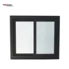New design double glazed slide aluminium frame sliding frosted glass window with mosquito net