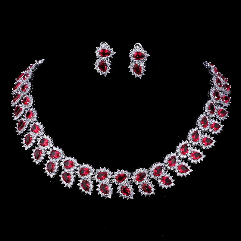 Emmaya Custom Samoa Fashion American Diamond Flower Crystal Zircon Earrings Necklace Wedding Jewelry Sets For Women Bridal
Emmaya Custom Samoa Fashion American Diamond Flower Crystal Zircon Earrings Necklace Wedding Jewelry Sets For Women Bridal
