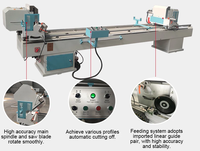 Aluminum And PVC Profile Miter Saw Cutting Machine