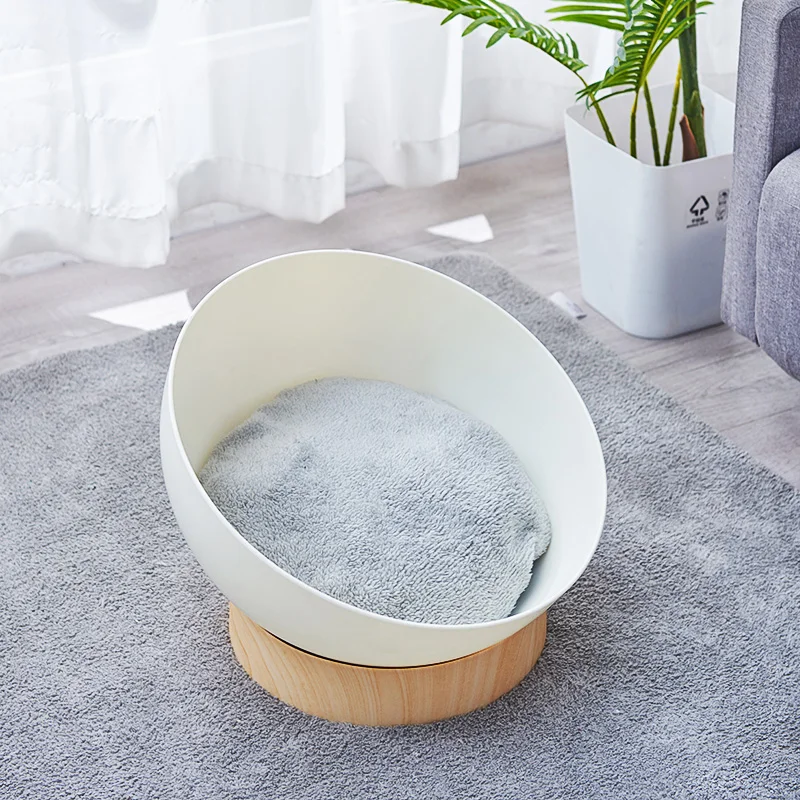 Wholesale Modern Plastic Semi-open Wooden Cat Nest Hemisphere Nest Pet Sleeping Plush Pets Beds And Houses, As picture
Wholesale Modern Plastic Semi-open Wooden Cat Nest Hemisphere Nest Pet Sleeping Plush Pets Beds And Houses, As picture