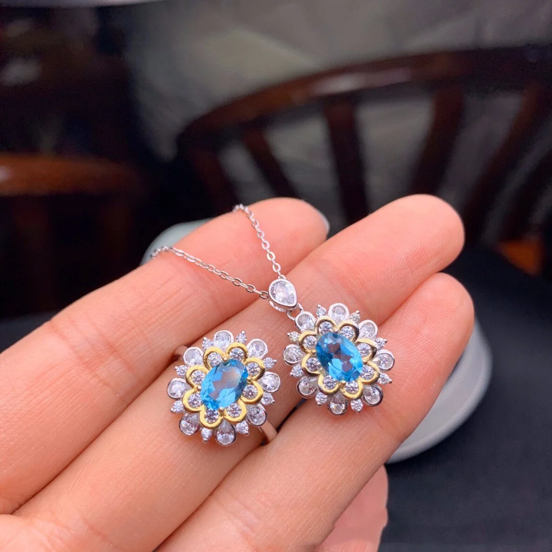 Exquisite Small Flower Pendant Necklace Two Color Jewelry Inlay Full Zircon Fashion Eternity Wedding Ring For Women Engagement, Customized color
Exquisite Small Flower Pendant Necklace Two Color Jewelry Inlay Full Zircon Fashion Eternity Wedding Ring For Women Engagement, Customized color