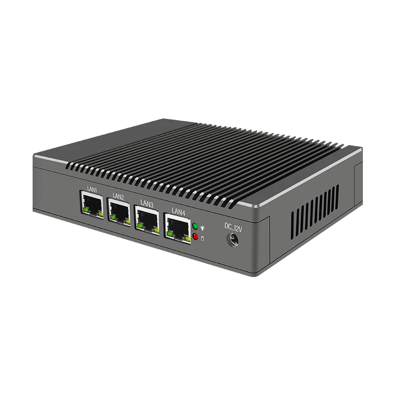 Quad-core J3160 soft routing four gigabit network port industrial control computer Linux handheld mini host 
Quad-core J3160 soft routing four gigabit network port industrial control computer Linux handheld mini host