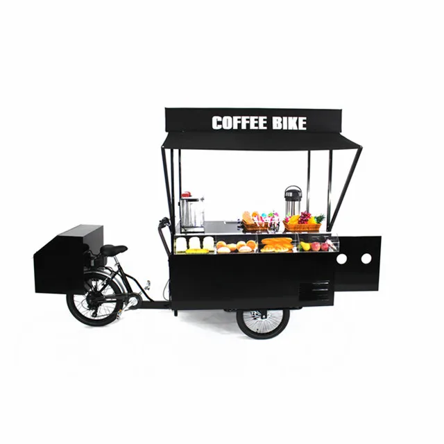 Modern Coffee Bike Customized Mobile Sales Carts Coffee Bike Snack Tricycle For Vending, Black etc
Modern Coffee Bike Customized Mobile Sales Carts Coffee Bike Snack Tricycle For Vending, Black etc