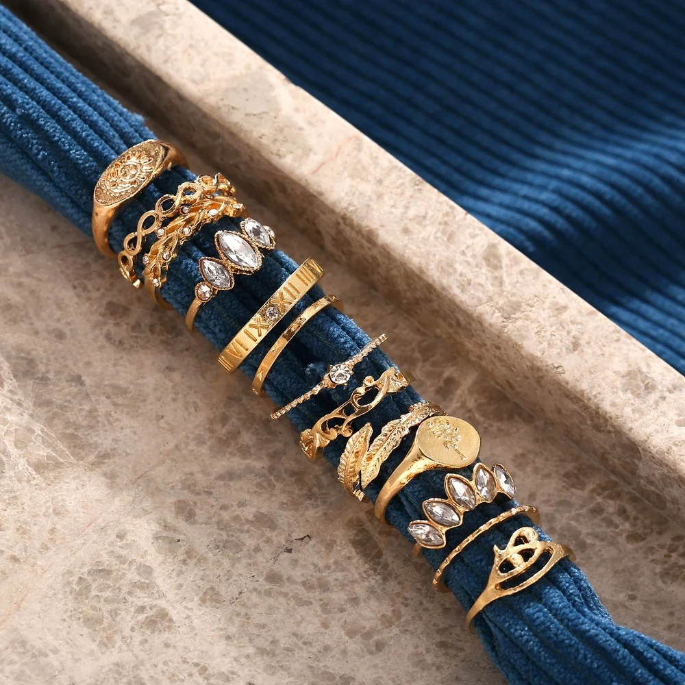 51280 Wholesale 2021 New Trendy 18K Gold Plated Hollow Star Wave Crystal Jewelry Customized Men Women Simple Fashion Rings, Gold & rhinestone
51280 Wholesale 2021 New Trendy 18K Gold Plated Hollow Star Wave Crystal Jewelry Customized Men Women Simple Fashion Rings, Gold & rhinestone