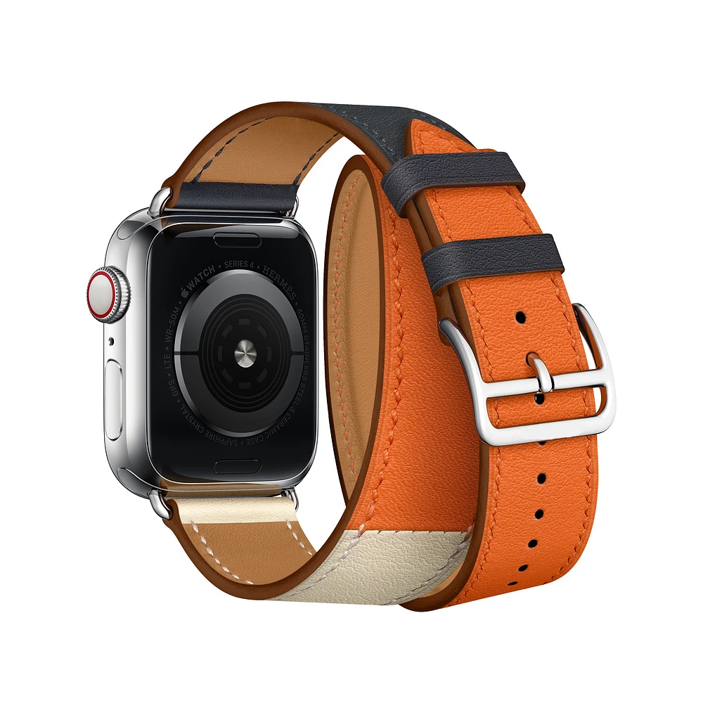 ShanHai Band for Apple Watch 38/40mm 42/44mm, Genuine Leather Double Tour Slim Replacement Watch Strap for iWatch Series 5/4/3/2, Multi-color optional or customized
ShanHai Band for Apple Watch 38/40mm 42/44mm, Genuine Leather Double Tour Slim Replacement Watch Strap for iWatch Series 5/4/3/2, Multi-color optional or customized