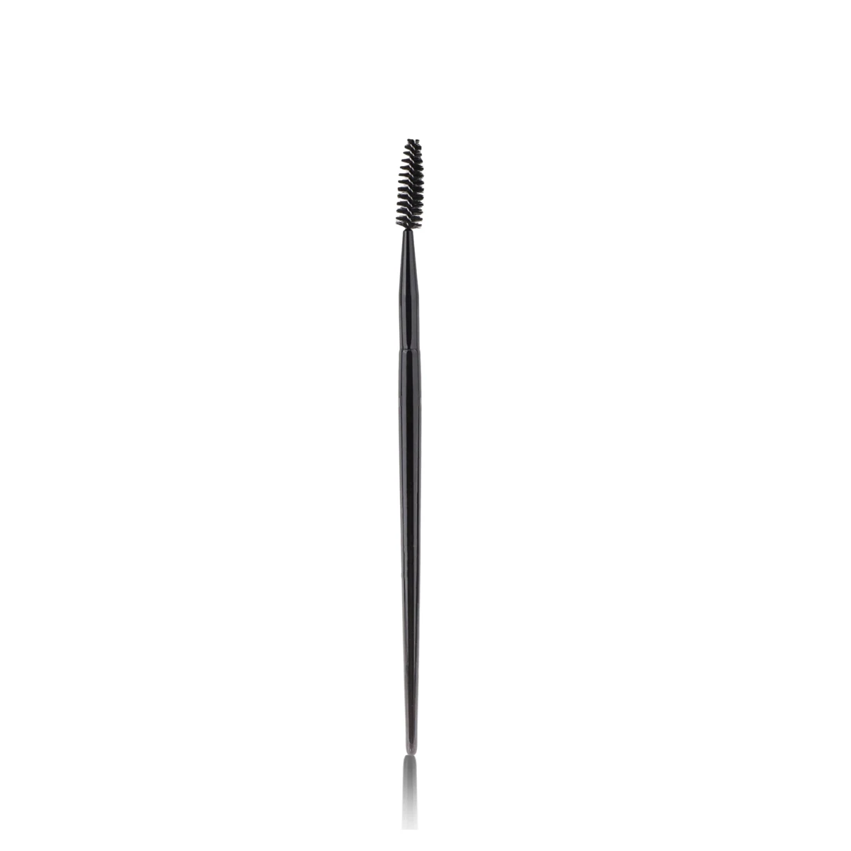 

HMU Eco Friendly Wooden Long Handle Private Label Black Single Makeup Lash Brow Spoolie Eyelash Mascara Brush