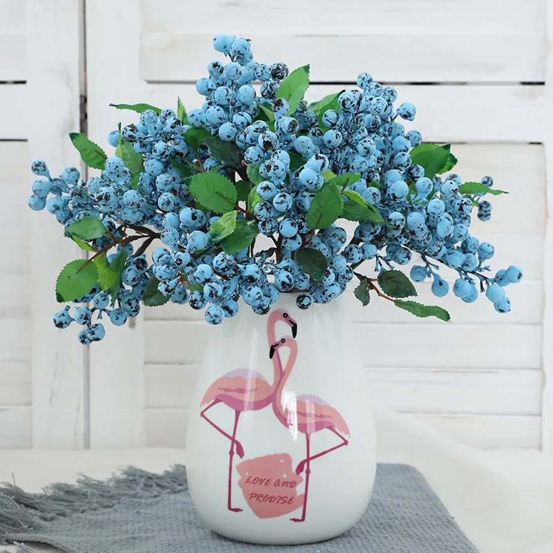 D-BR004 Christmas lifelike blue artificial berry stems berry artificial pink berries for Wedding DIY Bridal Bouquet
D-BR004 Christmas lifelike blue artificial berry stems berry artificial pink berries for Wedding DIY Bridal Bouquet