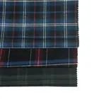 F-0190 21*21 70*60 150gsm dark tartan 100 cotton flannel fabric for shirt