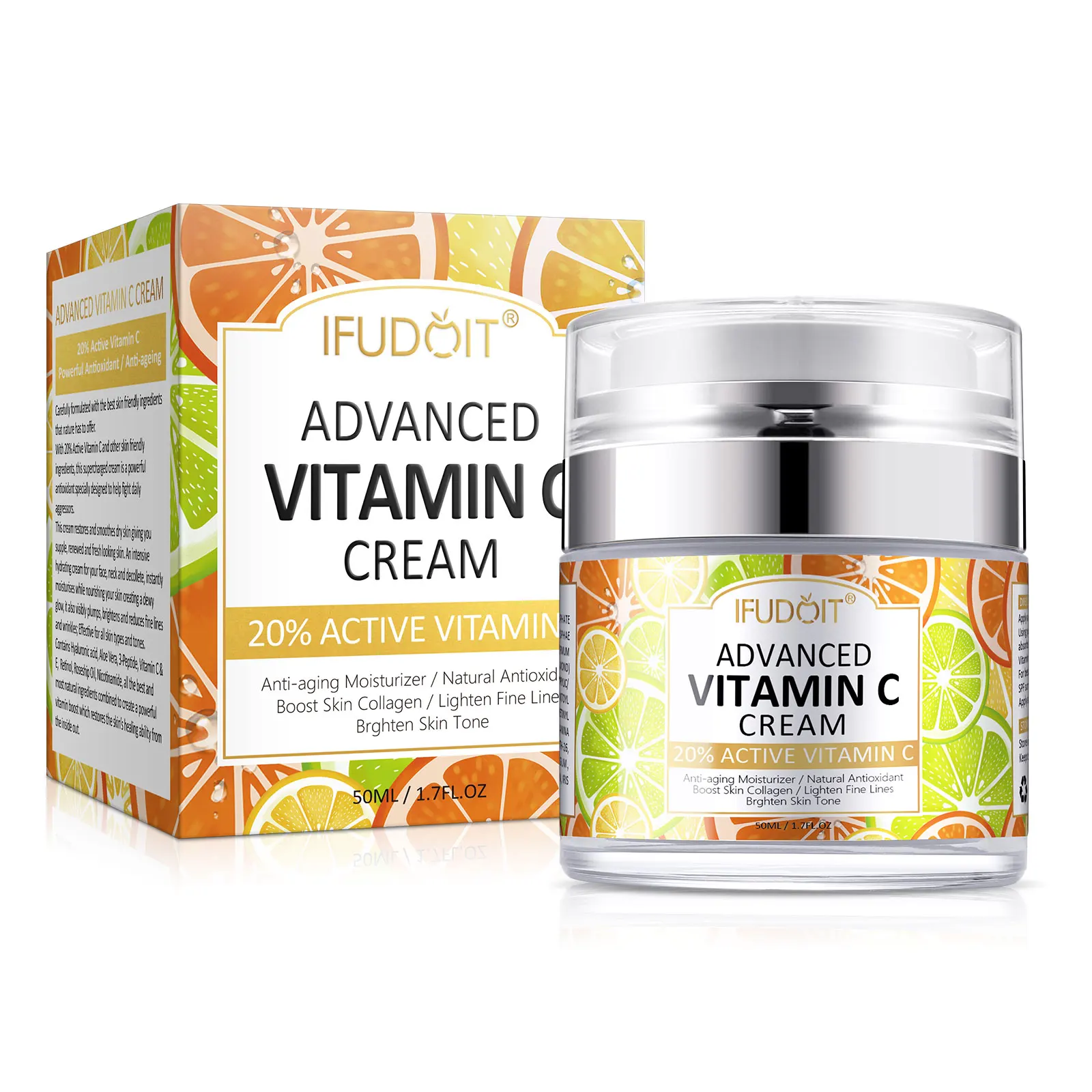 IFUDOIT private label push type facial creampowerful antioxidant anti-ageing skin whitening vitamin c face cream
IFUDOIT private label push type facial creampowerful antioxidant anti-ageing skin whitening vitamin c face cream