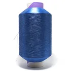 Dyed Colorful Polyester Viscose Yarn Draw Textured For Knitting Weaving 150D 48F